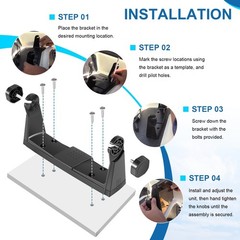 For Simrad 000-13702-001 Gimbal Mounting Bracket with Knobs for GO9, NSS7 EVO3
