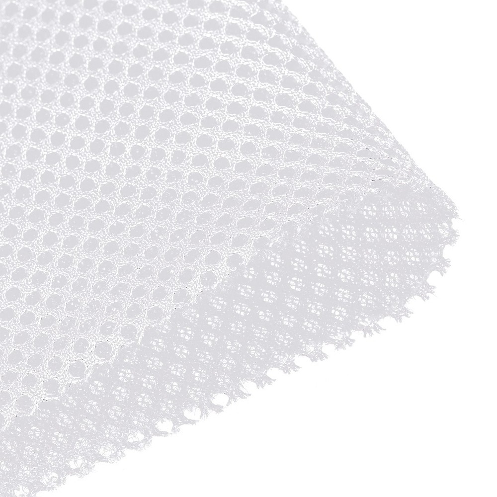 White Speaker Mesh Grill Stereo Fabric Dustproof 50cm x 160cm 20″ x 63″
