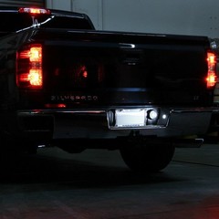 For 2014-2020 Chevrolet Silverado/GMC Sierra 2PCS White LED License Plate Light