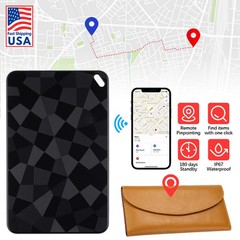 Wireless Charging Item Locator, Global GPS Tracker IP67 Waterproof, iOS Android
