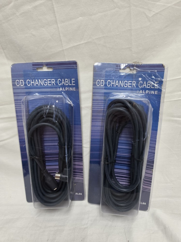 New — Old School Genuine Alpine 5m 8-Pin DIN Line Cable for CD Changer