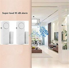 Door Window Alarm, 90DB Door Alarms for Kids Safety, Wireless Sensor Door Win…