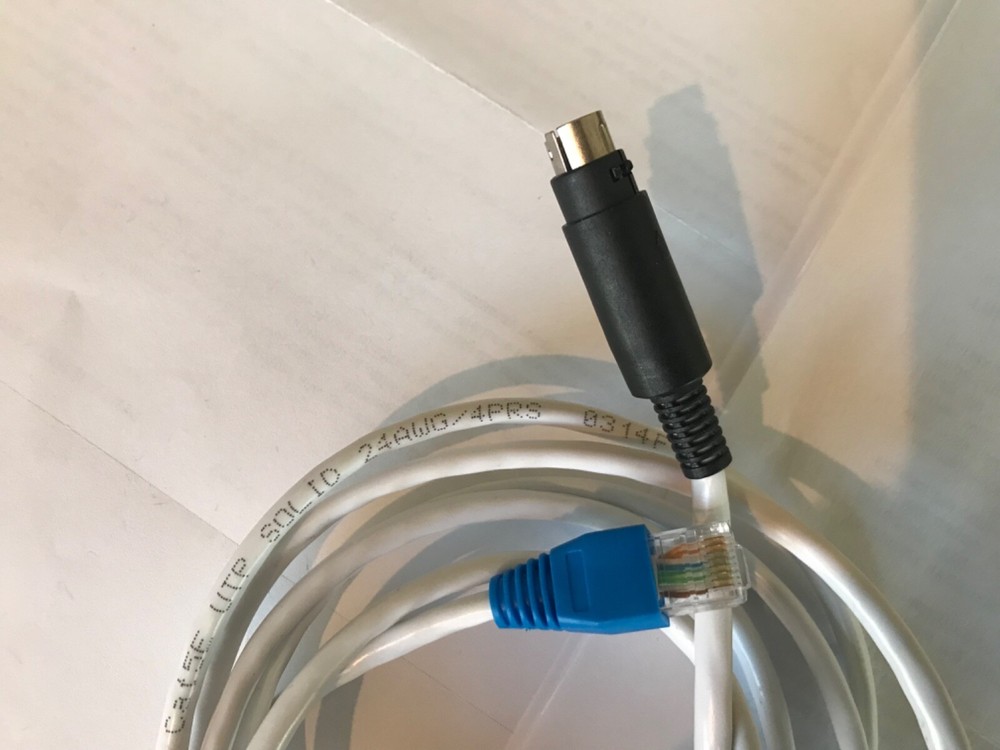 DIY 8&9 Pin Mini DIN to RJ45 Link Cable For Bose Lifestyle 18/28/38/48 PS Woofer