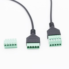 1FT Mini USB Male to 5 Pin Screw Terminal Connector Plug w/ Shield Adapter Cable