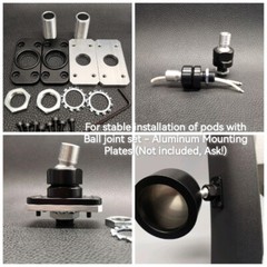 Focal 165AS3 , Access, Alu pods for Focal Midrange and Tweeters