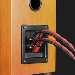 k4B-2B Bi-Wire Speaker Cable (2 Banana Plugs – 4 Banana Plugs), 1pair Set (To…