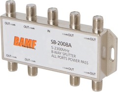 BAMF 8 Way Coaxial Cable Splitter, Bi-Directional Coax MoCA 5-2300MHz, RG6…