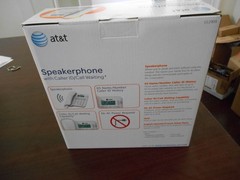 AT&T CL2909 Corded Phone with Speakerphone and Caller ID – White