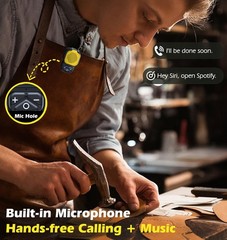 KAIY Clip On Bluetooth Speaker, Wearable Portable small, Yellow