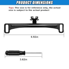 Backup Camera License Plate Mount, Universal Reverse Rear Camera Style 1