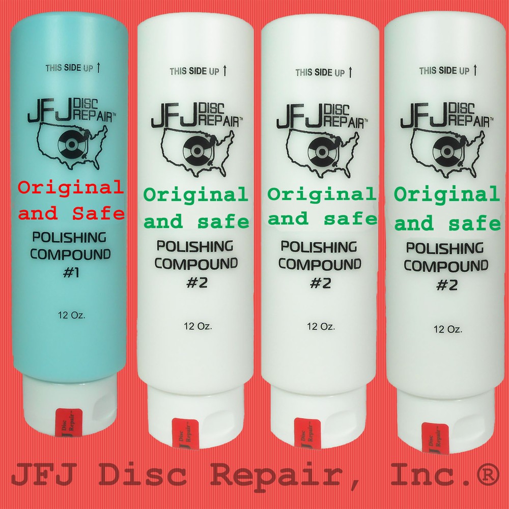 One #1Blue & Three #2 White 12oz JFJ Easy Pro Single Double Advanced Compound
