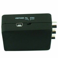 Mini Composite HDMI CVBS RCA to AV Video Converter Adapter 720p 1080p Upscaler