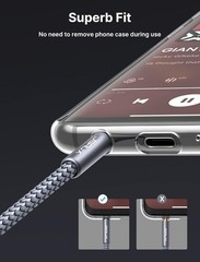 Durable 6.6ft RCA to 3.5mm Audio Cable – High-Quality Sound for All Devices