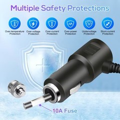 7in1 Cigarette Lighter Splitter,12V/24V Car Charger Adapter Independent Switches