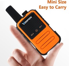 Durable Lightweight Walkie Talkies for Cruising and Skiing: 22 Channels Included
