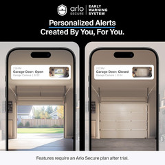 Arlo Wired Floodlight Camera | Home Security Camera with 2K Video and HDR | 2000