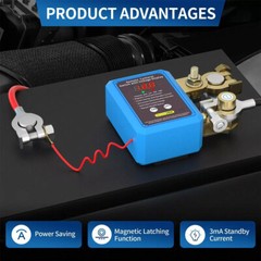 12V/24V 240A Remote Battery Kill Switch Anti-Theft Disconnect w/LED Display US