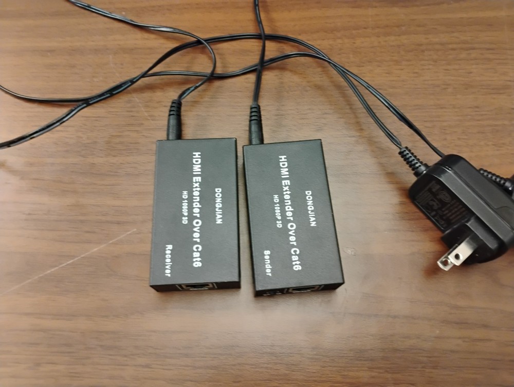HDMI Extender up to 200ft over Cat5 Cat6 Ethernet Network LAN Cable 60m 1080P
