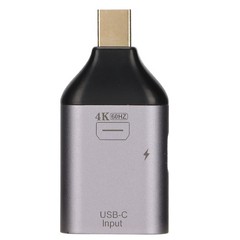 4K 60Hz USB C Female to Mini Displayport Male Adapter Converter and PD Power