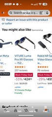 BRAND NEW VITURE One XR/AR Glasses 120″ Full HD Display Harman Sound Jet Black