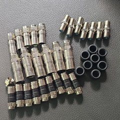 multiple misc cable wire connectors.