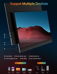 Audiobox TV-15 Portable 15″ LCD TV & Monitor with HDMI Rechargeable Battery 60Hz