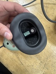 David Clark H7010 Ground Support Over-Ear Headset Mic Volume Control U174 Green
