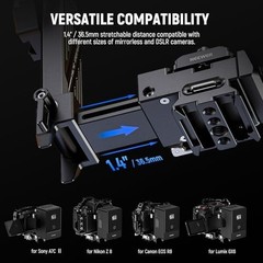 Foldable V Mount Battery Plate with Arca Base