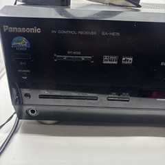 Panasonic SA-HE75 Dolby Digital DTS Surround 500W AV Receiver WORKS