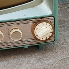 Vintage GE M500XTS Teal TV 15″ Space Age Mid Century TESTED WORKING Retro Prop