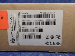 NEW Atlona AT-USB-EX100-KIT USB 2.0 Over Cat 5e/6 Extender Kit, 330′ (I27)