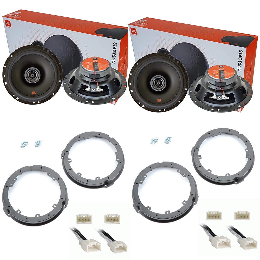 4 JBL Stage2 240W 6.5″ 2-Way Front & Rear Car Speakers for 2013-UP Ford Vehicles