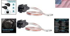 Durable ABS Plug-and-Play Speaker Wiring Adapter for Chrysler/Dodge/Jeep – 2 Pcs