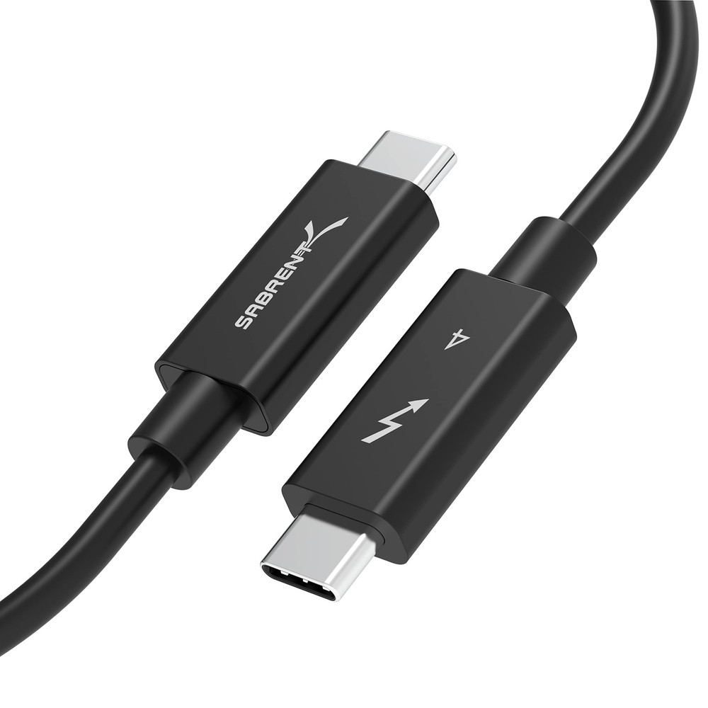 Sabrent Certified Thunderbolt 4 Cable 2M Power Delivery 8K Displayport 1.4
