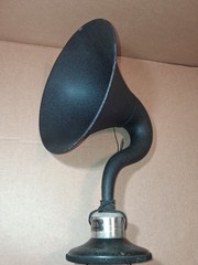 Vintage ROLA Gooseneck Horn Speaker 14″ Bell Complete As Found Untested