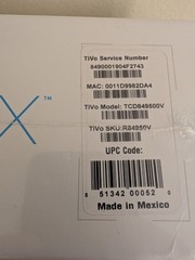 TiVo Bolt Vox 500GB TCD849500V 4k Ultra HD NEW Open Box