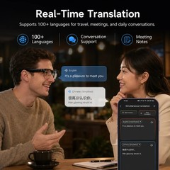 AI Smart Glasses Gradient Lenses Men Women With 8MP Camera 4K HD Video Recorde
