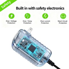 AC to DC 15V 1A Power Adapter 300-1000mA 5.5mm x 2.1mm Center Positive Charger