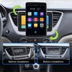 1GB +16GB Rotatable 1Din 10.1″ Quad-Core Car Stereo Radio GPS WiFi Android 9.0