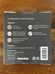GameStop component to HD Converter 1080P Geeknet Brand New Plug And Play