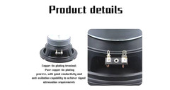 2pcs 10″ Inch 35 Cores Foam Edge Mid Bass Speaker Acoustic Guitar Electric Drum