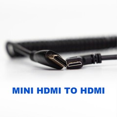 Mini HDMI to HDMI Cable Right-Angled Adapter Male High Speed for Camera 3D 1080p