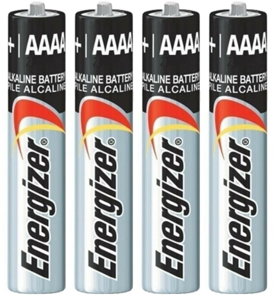 4 Energizer AAAA E96 1.5V Alkaline Battery Replaces E96, LR8D425, MN2500, Bulk
