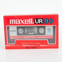 Sony HF 90 and Maxell UR 90 Cassette Tapes Blank Sealed
