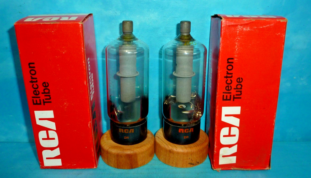 2 RCA 6LJ6A/6LH6A Tubes Grey Plates Halo Getters Tested