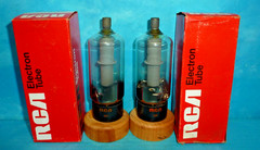 2 RCA 6LJ6A/6LH6A Tubes Grey Plates Halo Getters Tested