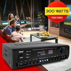 Pyle PT390AU 300/W Digital Stereo Receiver System with USB/SD Memory Readers