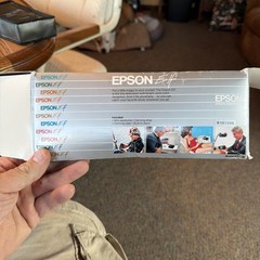 Vintage Epson “Elf” Mini Color Television, LCD Screen, Original Box, great shape
