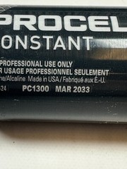 Procell Constant 15V D 12pcs. Alkaline Batteries PC1300 For Low Drain Devices
