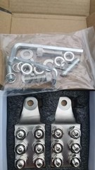 12-Way 10AWG Up to 4/0 AWG Gauge Battery Terminal Connectors, Top Post Silver